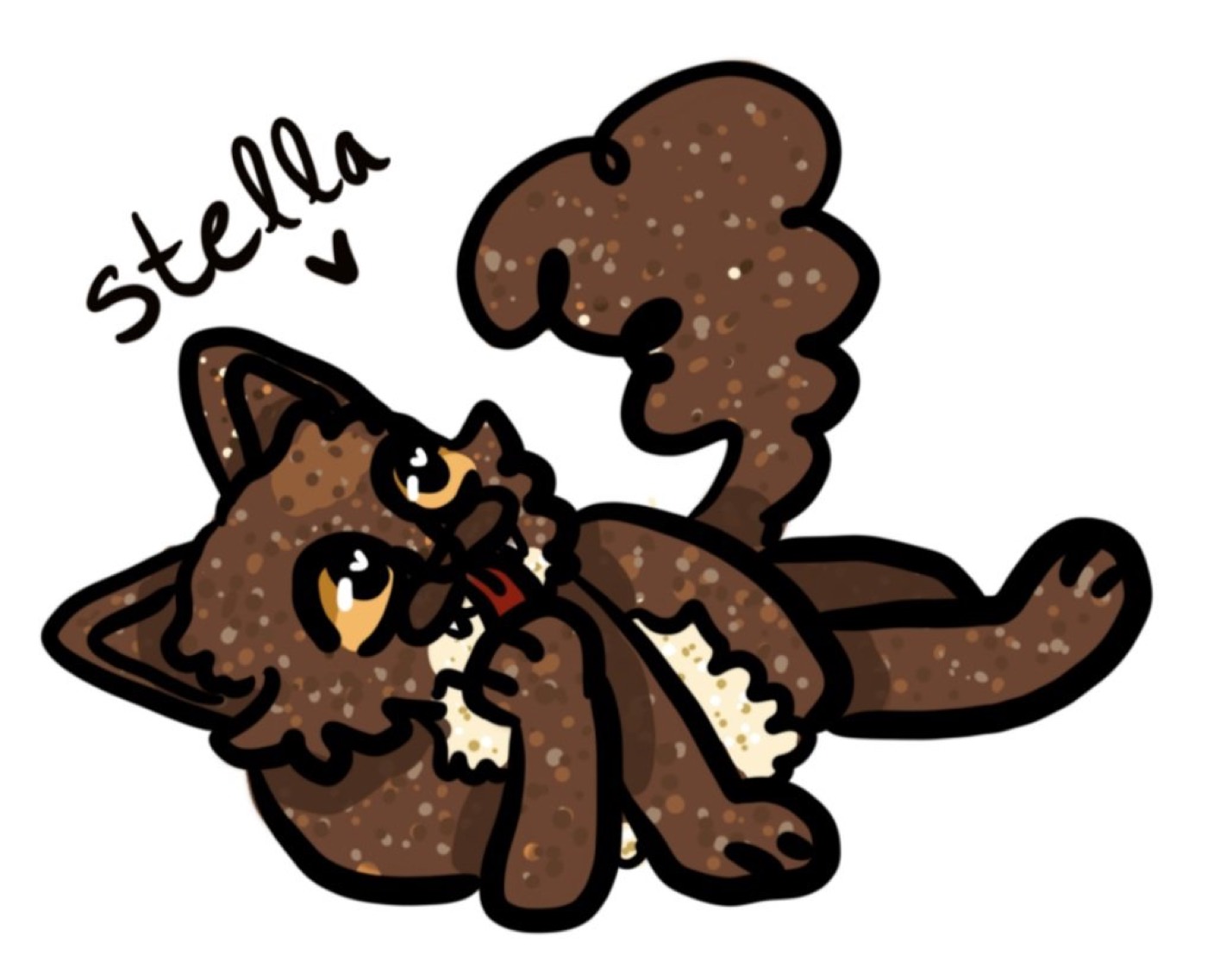 A digital tribute to a cat named Stella.