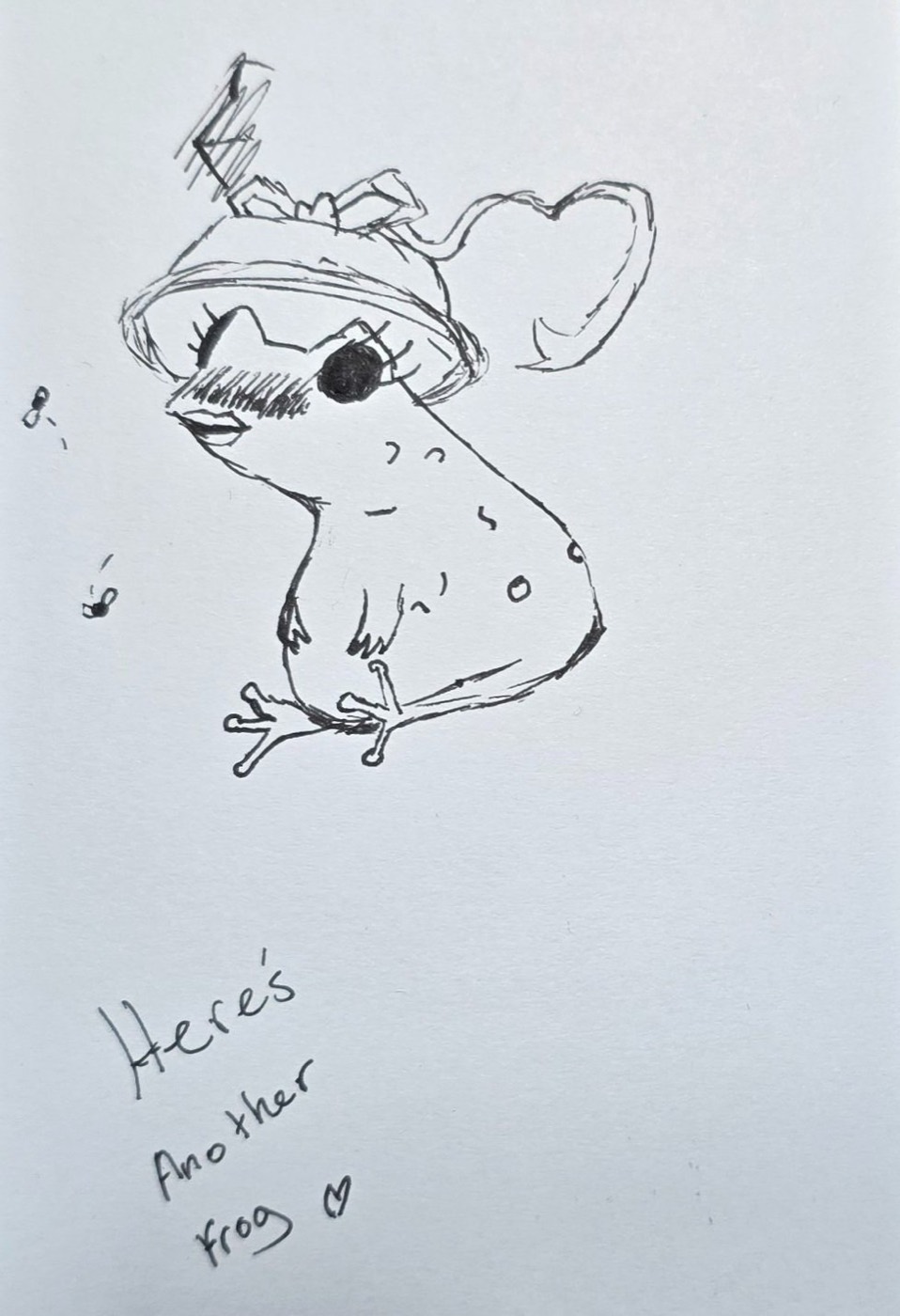A little froggy ink doodle.